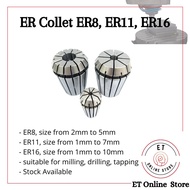 ER Collet, ER8,11,16 Spring Collet Grade AA for Milling Machine