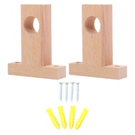 Wholesale Price 2Pcs Household Curtain Rod End Decorative Curtain Rod Support Bracket Rod Holder