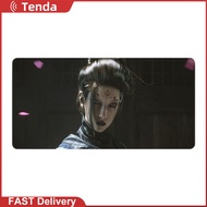 Black Myth WuKong Mouse Mat Keyboard Mat Large Keyboard Mouse Pad Non-Slip Desk Protecor Mat for Hom