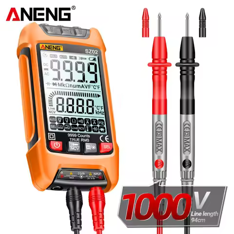 ANENG SZ02 Diode Tester Multifunctional Digital Multimeter True RMS Smart AC/DC Current Voltage Auto