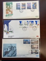 1980年代。香港郵票。首日封。每個