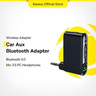 Baseus AUX Car Bluetooth Receiver Jack Audio Music Bluetooth 5.0 Car Kit Wireless Handsfree Speaker (3.5mm)