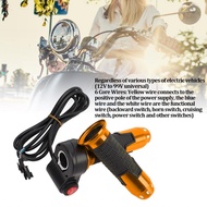 aurorawell-ph UPALDHOU Electric Vehicle Plastic Throttle Grips - Practical Handlebar Set for Use 12v