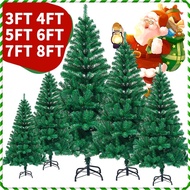 4-8FT PVC Green Christmas Tree Artificial Christmas Tree Decoration Xmas Tree for Christmas Party