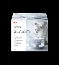 GEX Glassy R Pet Water Fountain 二代貓用靜音透明飲水機 1.5L