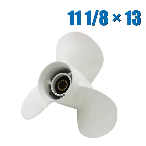 Aluminum Outboard Propeller 11 1/8x13 for Yamaha 25-60HP 69W-45945-00-EL Propeller Boat Parts Access