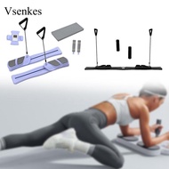 [Vsenkes] Pilates Reformer Pilates Sliding Board Multipurpose Ab Trainer Machine Abdominal Board Cor