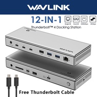 WAVLINK Thunderbolt 4 Docking Station 98W PD Single 8K or Dual 4K Display With 4xTBT 4, 4xUSB-A, USB
