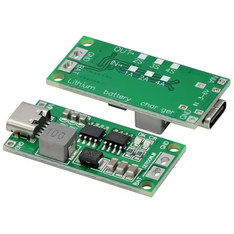 Multi-Cell 2S 3S 4S Type-C To 8.4V 12.6V 16.8V Step-Up Boost LiPo Polymer Li-Ion Charger 7.4V 11.1V 