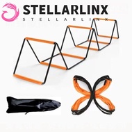 STELLARLINX Soccer Speed Ladder, Foldable Instant Set-up Agile Ladder, Flexibility Orange Carbon Ste