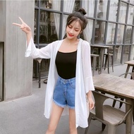 ＜1012＞IEF SHOP Ready Stock JS Womens Clothing Medium - long print dress art cotton linen two - piece