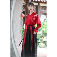 YQ4 Hanfu Women Tang Dynasty Ancient Costumes Hanfu Dress Chinese Folk Dance Swordsman Traditional Fairy Hanfu Hombre Co