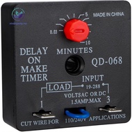 [xindingwhg.my] Adjustable Delay Timer, QD-068, 1Pcs Delay on Make Timer, 0.03 to 10 Min, 19-288 VAC