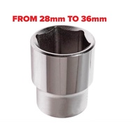 STANLEY 1/2" 6 PT STANDARD SOCKET 28MM - 36MM