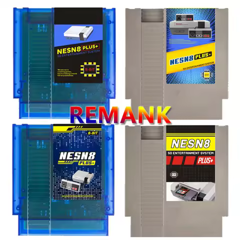 REMANK N8 Cartridge NESN8 Plus N8 Nes Cartridge For Video Game Console Accesories NES N8 Plus 8-Bit 