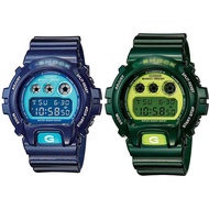(Hot Sales) 100% Original Japan Made G-shock DW 6900 crazy colour Green CC3, Blue CC3, Purple CC6