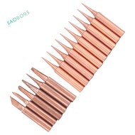 936 Soldering Iron Tip Pure Copper 900M Soldering Tip Set 16Pcs