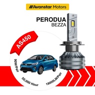 [PERODUA] Bezza 2PCS Car LED Headlight Foglight Bulb Hi/Lo Beam Headlamp H8/H11 HB3/9005 Lampu Depan