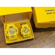 Casio G-Shock Baby-G SLV-22A-9A Couple Honeycomb Honeybee Design Valentine Watch