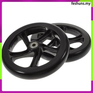 👟 2pcs Scooter Wheels, Universal Skateboard Wheels Replacement Adult Scooter Replacement Electric Sc