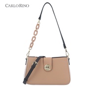 Carlo Rino Dark Beige Macy Crossbody Bag