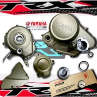CASING COVER ENGINE YAMAHA FZ150 Y15ZR Y15 YSUKU CHAIN CASE SET//CRANKCASE MATT GOLD ENJIN CLUCTH & 