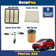 Original Proton X50 Genuine Geely Air Filter , Cabin A/C Filter , Oil Filter , Iridium Spark Plug X-