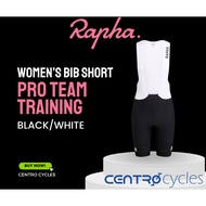 Seluar BIB Basikal Wanita | Lady BIB Shorts - RAPHA Pro Team Training (Black/White)