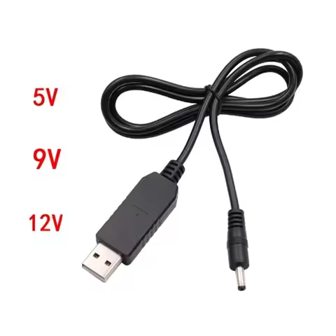 5.5*2.1mm USB DC 5V to 12V 9V Power Cable For Router WIFI Modem Fan Adapter Wire usb Boost Module Co