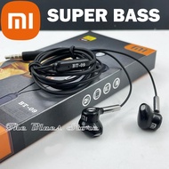 Xiaomi Headset Super Bass BT-09 Hitam Original For Redmi 4A 5A 6A 7A 8A 9A 9C 9T Mi A1 Mi A2