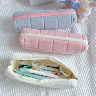 Large Capacity Japanese Storage Candy Color Cute Makeup Pencil Case Cosmetic Pillow Bag G6d5