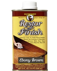 Howard Products RF8 Restor-A-Finish, 8 oz, Ebony Brown, 8 Fluid Ounces