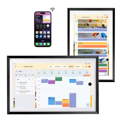 15.6 Inch Changing Smart Display Canvas touchscreen Google Calendar&HomeHub&Assistant Smart TV Gift 