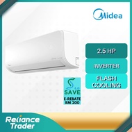 《Save 4.0》Midea 2.5HP Standard Inverter Wall R32 MSXS-25CRDN8 / MSXS-25CRDN8