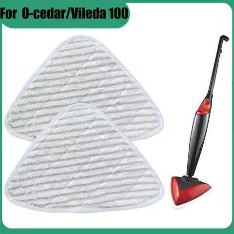 Quality Microfiber Steam Mop Pad,Steam Cleaner Parts Triangle Replacement Cloths for o-cedar/vileda 