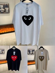 CDG PLAY 川久保玲卡通愛心短袖T恤