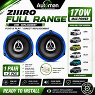 ZIIIRO Car Audio Speaker 6 Inch 150W 170W OEM Plug & Play Direct Replacement Perodua Axia Bezza Myvi