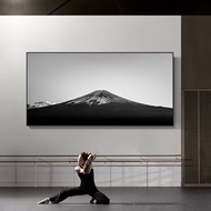 [Chihiro] Mount Fuji Painting Japanese Landscape Decorative Painting Black White Art Living Room Ent