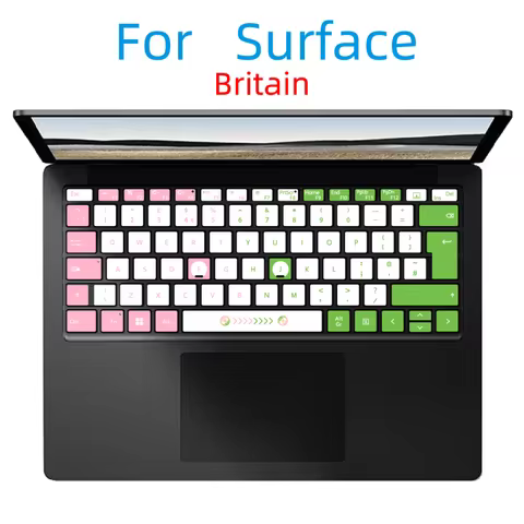 Suitable for British Microsoft Surface Book Laptop Go 1/2/3 Pro 4/5/6/7/8/9/10/11 Computer Keyboard 