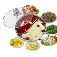 [NỒI LẨU CAO CẤP ] Nồi lẩu xoay inox 2 tầng Hàn Quốc cao cấpnồi lẩu xoay 2 tầng inox dùng được cả bế