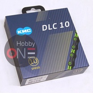 KMC DLC 10 BLACK GREEN 116L Chain - 10 Speed RB MTB Gravel Chain