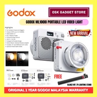 Godox ML100Bi Bi-Color Portable LED Video Light | Free Lighting Stand | Original 1 Year Godox Malays
