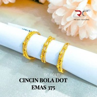 CINCIN BOLA DOT EMAS TULEN 375 CN BOLA EMAS 375 CINCIN FESYEN BAJET EMAS 375 SIMPLE FASHION GOLD RIN