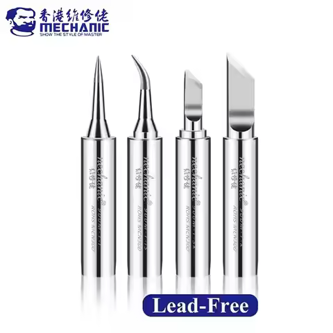 MECHANIC 900M-T Series Lead-free Pure Copper Electric Soldering Iron Tip Welding Tips For PCB BGA IC