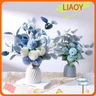 LIAOY Artificial Flowers Living Room Party Hydrangea Nordic Simulation Wedding Fake Flowers
