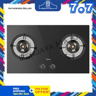 Midea 2 Burner Built-In Glass Gas Cooker Hob MGH-7230GL