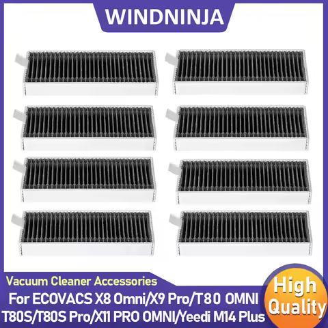 HEPA Filter Parts For ECOVACS T80 OMNI T80S X9 PRO OMNI X9 Pro X8 Omni X8 Pro Omni X11 PRO OMNI Yeed