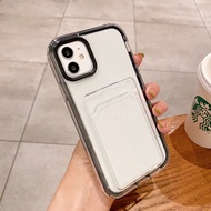 compatible for iPhone 11 12 13 Pro Max XR XS Max X 7 8 Plus 13mini SE Shockproof Transparent Luxury 