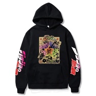 Anime JOJO's Bizarre Adventure Print Hoodies Men Woman Hoodie Sweatshirts Harajuku Oversized Pullovers Unisex Tracksuit