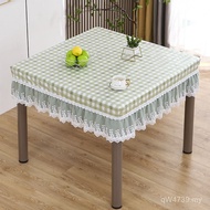 Table Cover Waterproof Grilling Cloth Cover Square Table Cloth Cover Table Cloth Anti-dust Square Mo